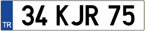 Truck License Plate